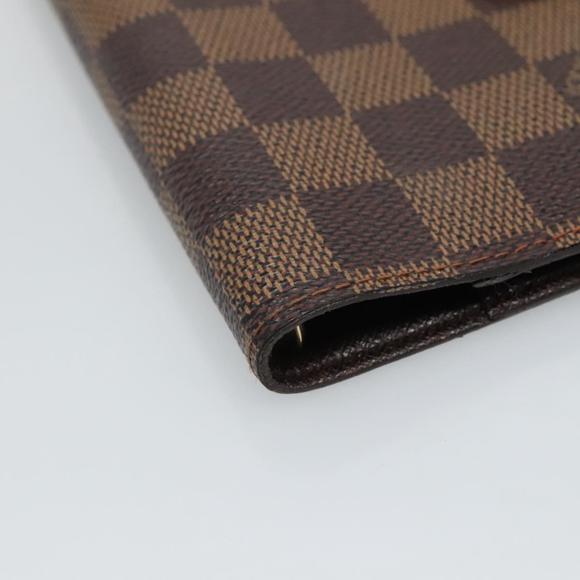 LOUIS VUITTON Damier Ebene Agenda PM Day Planner Cover R20700 LV Auth ac3544 - Picture 14 of 16